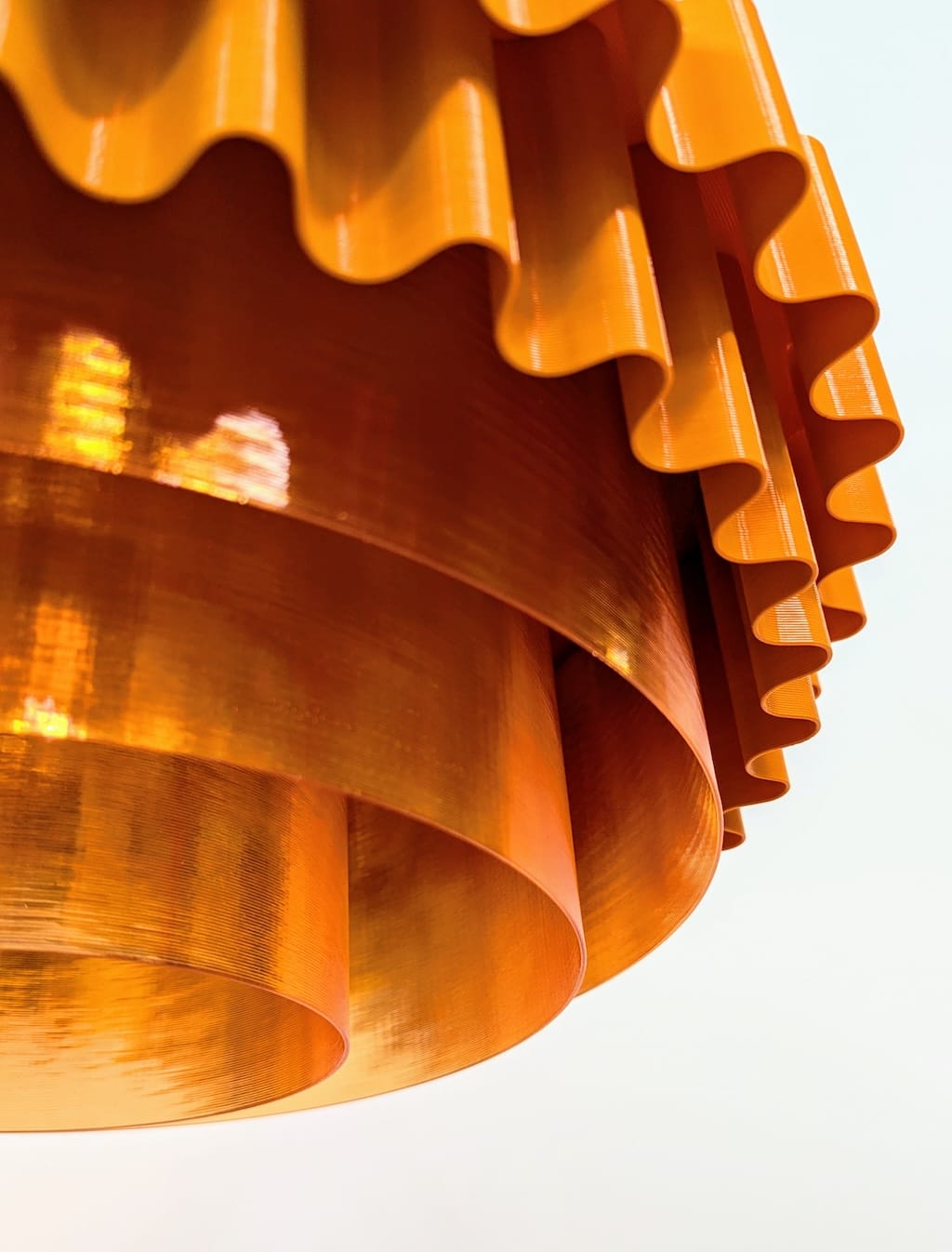 KLAVO orange lamp BUNTA